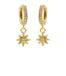 KARMA Jewelry Karma Oorbellen Hinge Hoops Morningstar Goudkleurig