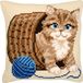 Vervaco Kruissteekkussen kit Poes - PN-0008534