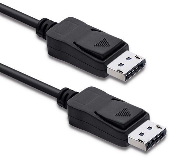 Qoltec DisplayPort v1.1 Mannelijk naar DisplayPort v1.1 Mannelijk Kabel - 2m - Zwart
