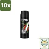 Axe Déodorant Spray Africa - 150 ml - 10 pièces