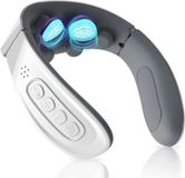 Merkloos / Sans marque Elektrisch nekmassageapparaat met warmte - 5 massagemodi en 15 intensiteitsniveaus voor nek- en rugpijnverlichting