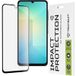 Techsuit Samsung Galaxy A06 A065 Film protecteur d'écran, Verre trempé, Full Glue, 111D, Noir