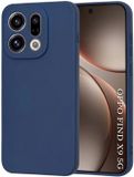 Techsuit Hoesje geschikt voor Oppo Find X9 - Soft Flex Silicone Back Cover - Navy Blue