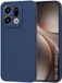 Techsuit Hoesje geschikt voor Oppo Find X9 - Soft Flex Silicone Back Cover - Navy Blue