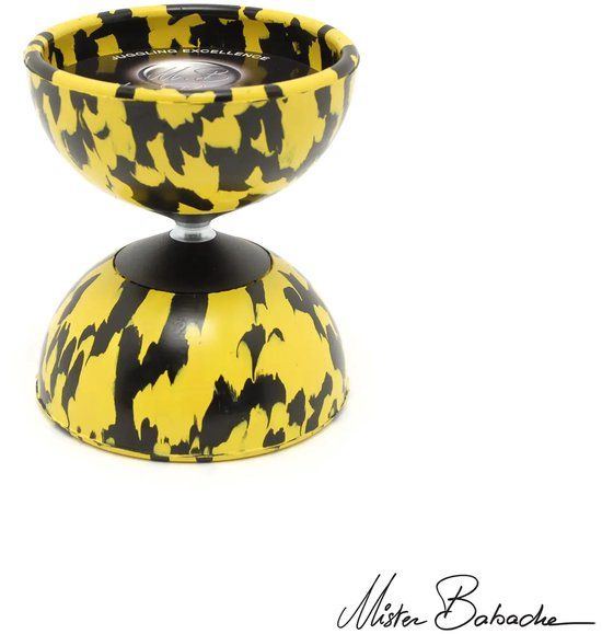 Mister Babache Diabolo Arlequin zwart/geel