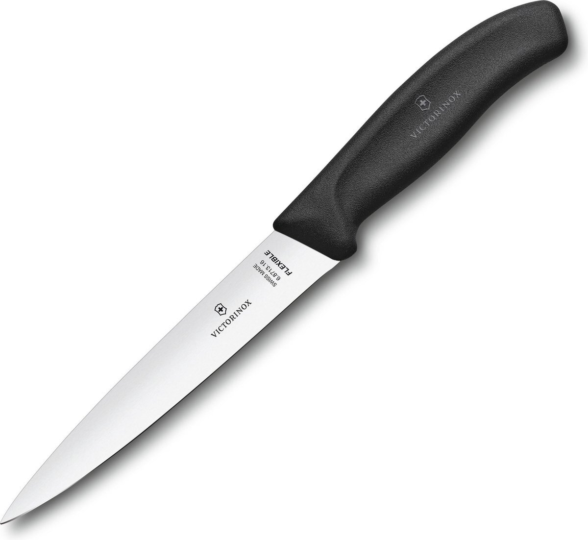 Victorinox Swiss Classic Fileermes - 16cm - Zwart - RVS - Spitse Punt