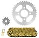 Afam Kit chaîne pour moto Skyteam 50 SKYMAX 2010 à 2015 13x42 pas 420 09201100