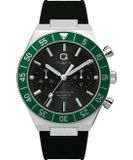 Timex Q Timex Continental TW2Y56100 Horloge - Siliconen - Zwart - Ø 40 mm