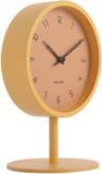 Karlsson Tafelklok Stark - Geel - Ø15cm - Modern