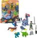 Jurassic World IMAGINEXT Figurines de dinosaures, set de 6, figurines multicolores avec accessoires, jouet pour enfants à partir de 4 ans