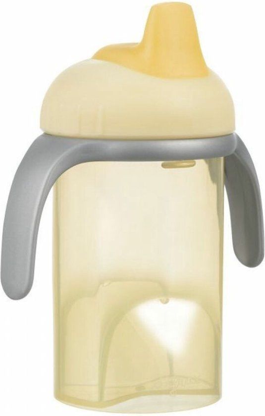 Difrax Anti Lek Tuitbeker - Zachte Tuit - Geel - 250ml