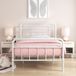 Zinus Florence Bed 90 x 200 cm, hoogte 30 cm, met opbergruimte voor onderbed, metalen platformbedframe met hoofdeinde en voeteneinde, zwart