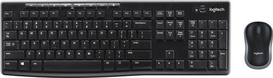 Logitech MK270 Wireless Keyboard and Mouse Combo - QWERTY - EU Layout