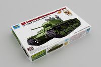 Trumpeter Modelbouwpakket Militaire voertuigen - 09597 KV-1 1942 Simplified Turret Tank w/Tank Crew Plastic - 1:35 - Modelbouw
