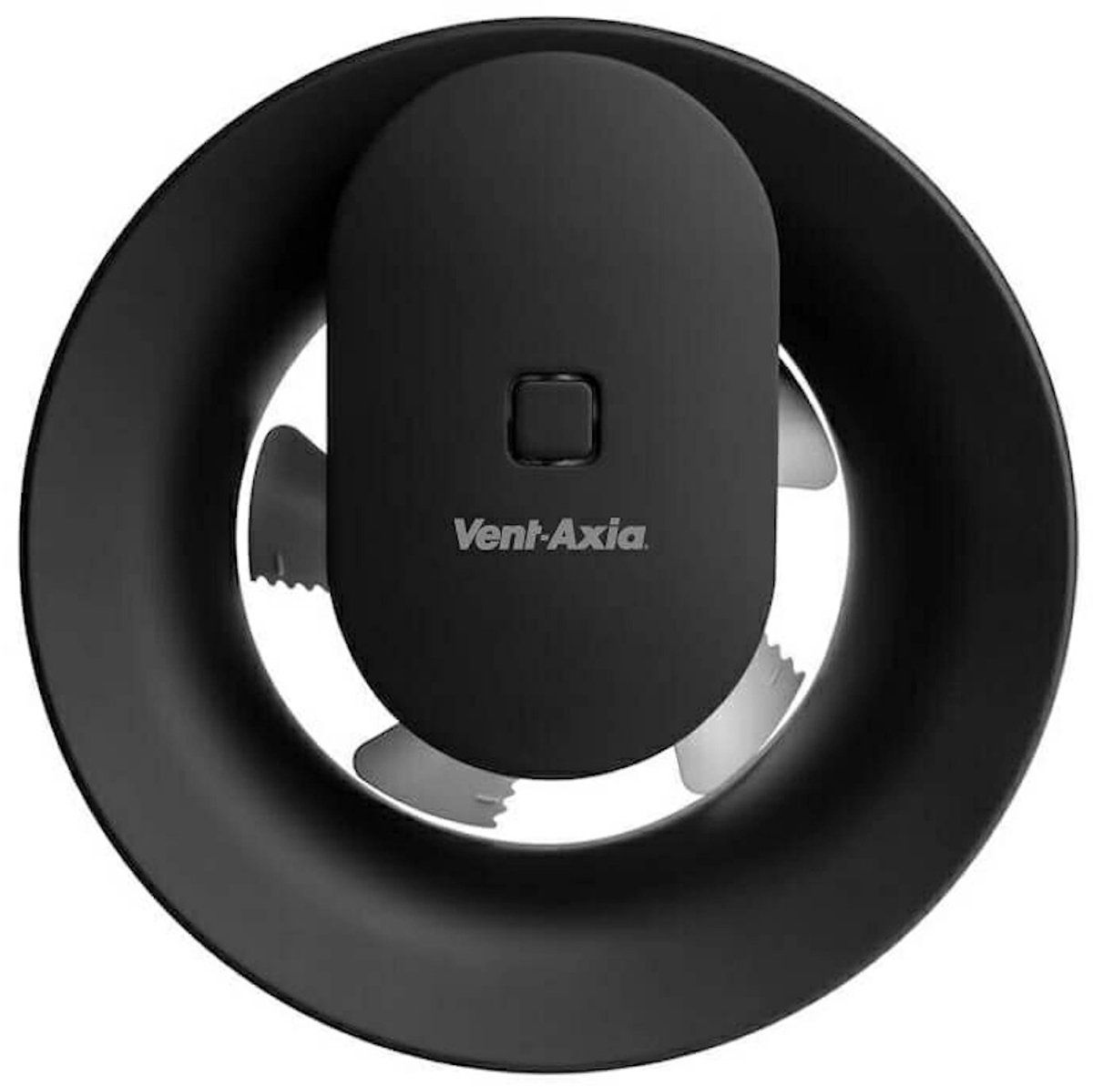 Vent-Axia Badkamerventilator Svara met licht- en vochtsensor 100-125mm (app-gestuurd) - Zwart