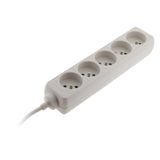 Zenitech Stekkerblok 5 stopcontacten 2P+T 16A Wit
