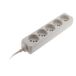 Zenitech Stekkerblok 5 stopcontacten 2P+T 16A Wit