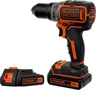 BLACK+DECKER BLACK+DECKER - BL186K1B2-QW - Brushless accuschroef-/boormachine met 2X 18V 2.0Ah Lithium-Ion accu, koffer en lader