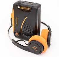 GPO Retro GPO KW938BT Draagbare Cassettespeler - Zwart/Oranje