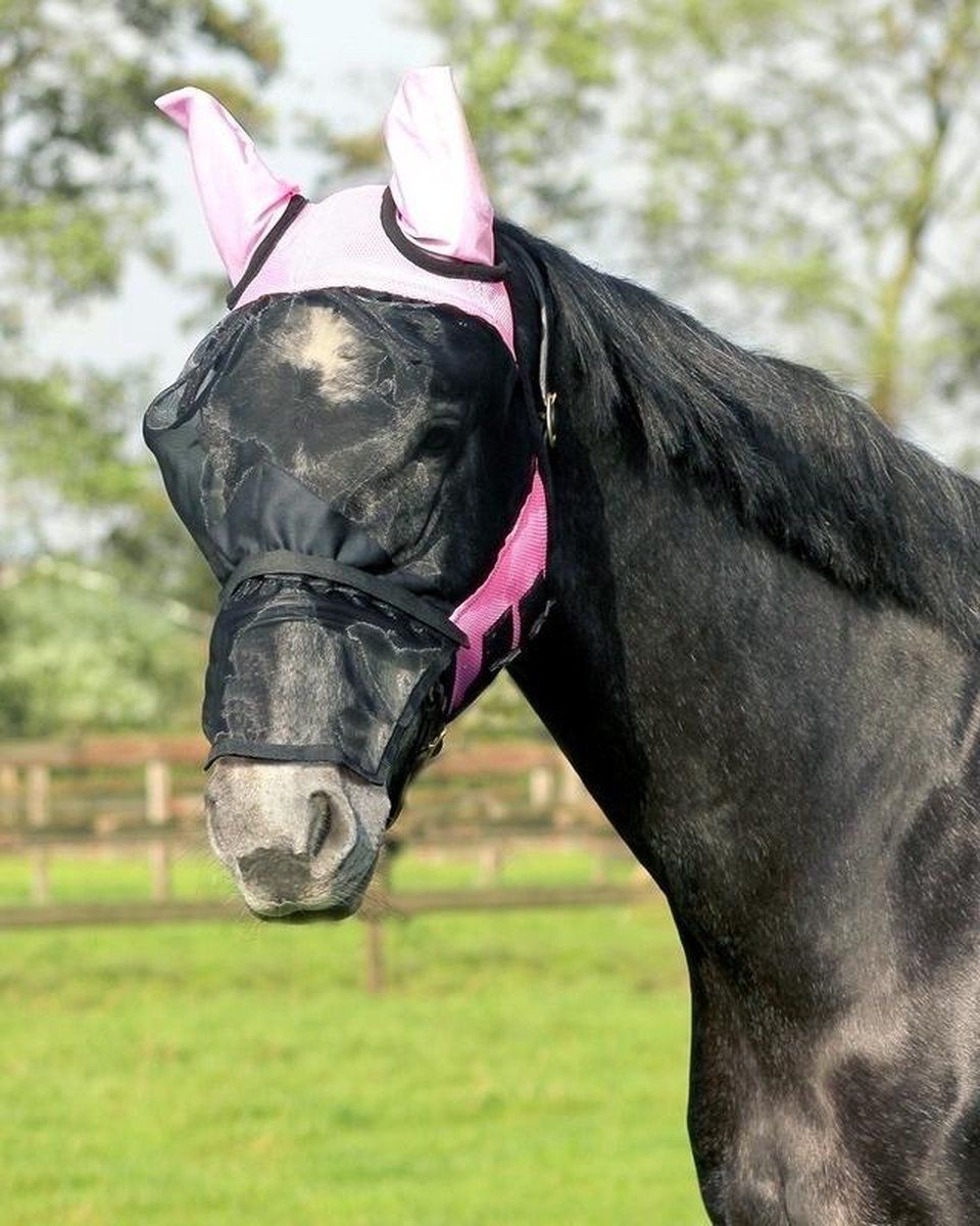 QHP Vliegenkap met Afneembare Neusflap Roze
