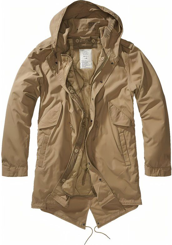 Brandit M51 US Parka jas - S - Beige