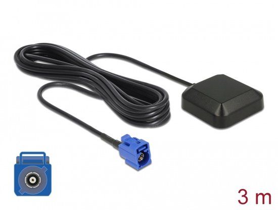 Navilock NL-69AT GNSS GALILEO GPS FAKRA C Jack active Antenna RG 174/U 3 m outdoor