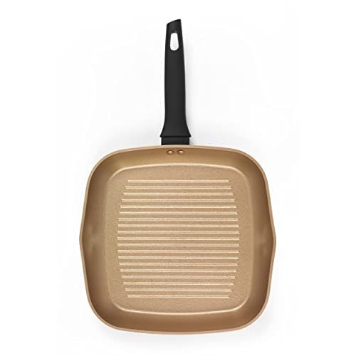 Russell Hobbs Opulence Collection 28 cm Griddle Pan - Black and Gold