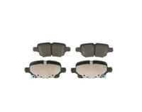 Bosch BP2493 remblokken achteras ECE-R90 certificering, 1 set met 4 vellen