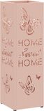 vidaXL Paraplustandaard met opslag Roze 15,5 x 15,5 x 49 cm Staal