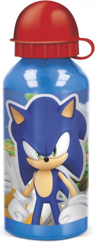 STOR Sonic the Hedgehog Aluminium Drinkfles - 400 ml