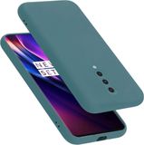 Cadorabo Hoesje geschikt voor OnePlus 8 in LIQUID GROEN - Beschermhoes gemaakt van flexibel TPU silicone Case Cover