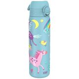 ION8 Vacuüm Geïsoleerde Stalen Waterfles, 500 ml/18 oz, Lekvrij, Makkelijk te Openen, Veilige Vergrendeling, Vaatwasserbestendig, Past in Bekerhouders, Draaghendel, Krasbestendig, Drinkfles Eenhoorns
