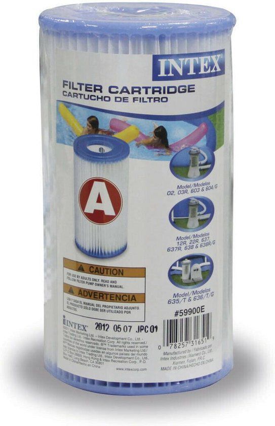 Intex 18x - Type A - Voordeel pack - Zwembad Filtercartridge - ORIGINELE Type A