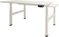 Schaffenburg Zit Sta Bureau - Duo Elek 140x80 krijtwit -wit frame