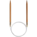 Seeknit KA56768 rondbreinaalden, bamboe, bruin, 80 cm x 4 mm