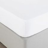 Paoletti Bamboe King Size Hoeslaken, Katoen, Bamboe, Wit