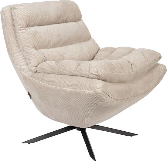 Dutchbone Vince Loungestoel Beige