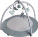 Baby's Only Rond baby speelkleed met boog - Baby gym - Playmat - Speelmat - Stonegreen/Mint/Wit - 87 cm