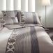 Bol Satin Linge de lit Ornement Rayures 4022/7 Grafietgrijs 135 x 200 cm