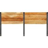 Tête de lit en bois d'acacia et fer 200 cm