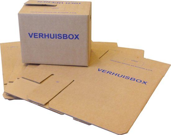Raadhuis Verhuisdoos dubbele bodem 485 x 320 x 355 mm 5 stuks