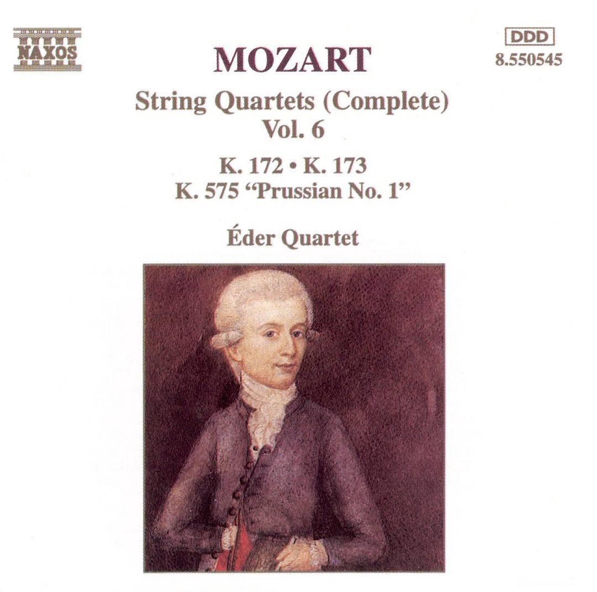 OUTHERE Wolfgang Amadeus Mozart: Quartetti Per Archi Vol 6: Nr 12 Nr 13 Nr 21