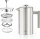 Blumtal Cafetière – French Press Inox – French Press Double paroi – Cafetière – Cafetière fraîche – 600 ml
