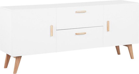 Beliani MEET II Sideboard - White - MDF