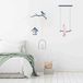 DRAEGER PARIS 1907 75000067 Draeger muursticker vogels en takken/nestkast homesticker huisdecoratie groot bont medium