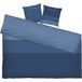 TOM TAILOR Housse de couette flanelle, 260 x 240 cm (bleu foncé)