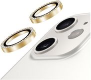 AVY Camera Lens Protector Rings for Apple iPhone 12 / 12 Mini / 11 - Diamond Gold