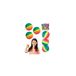 Toi-Toys regenboogballen 3 stuks 7,5cm