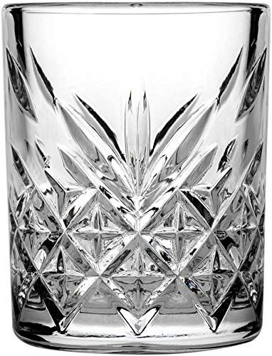 Pasabahce 52780 Shot Glas Stamper Timeless - 4 stuks - 65 ml - Retro Design