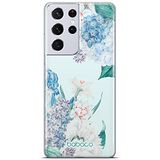ERT GROUP mobiel telefoonhoesje voor Samsung S21 ULTRA Babaco Flowers 027